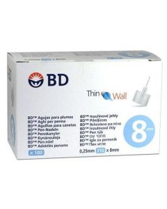 BD Micro-Fine + 8mm, Αποστειρωμένες βελόνες ινσουλίνης 31G 0,25 x 8mm