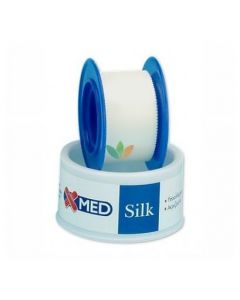 Medisei X-Med Silk Αυτοκόλλητη Επιδεσμική Ταινία Μετάξι 5mX2.5cm, 1τμχ