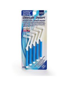 Intermed Chlorhexil Interdental Brushes SSSS 0,6mm Μεσοδόντια Βουρτσάκια Μπλε, 5τμχ