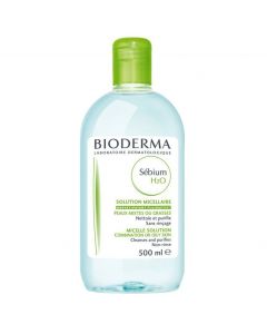 Bioderma Sebium H2O Διάλυμα Καθαρισμού Προσώπου & Ματιών για Μικτές ή Λιπαρές Επιδερμίδες, 500ml