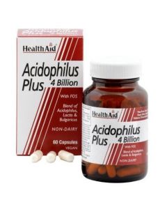 Health Aid Acidophilus Plus 4 bilion, 60caps