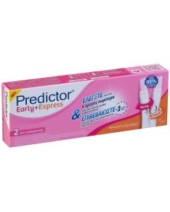Predictor Early & Express Τεστ Εγκυμοσύνης 2Τμχ