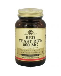 Solgar Red Yeast Rice Extract 600mg, 60caps