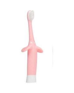 Dr. Brown's Infant to Toddler Toothbrush HG 013 Βρεφική Οδοντόβουρτσα 0-3 ετών, Ροζ Χρώμα, 1τμχ