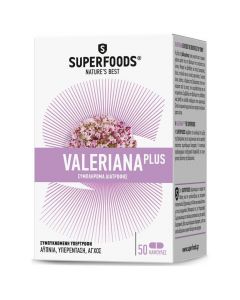 Superfoods Valeriana Plus, Stress & Libido, 50caps