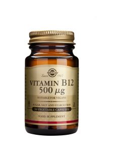 Solgar Vitamin B-12 500ug 50 Capsules