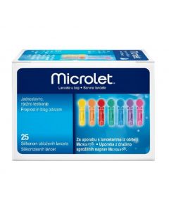 Bayer Ascensia Microlet Lancets Colored, 25τμχ