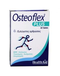 Health Aid Osteoflex Plus Γλυκοσαμίνη, Χονδροϊτίνη, MSM, Κολλαγόνο 30 Ταμπλέτες