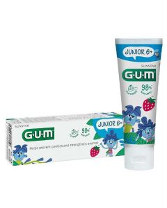 Gum 3004 Junior 7+ Οδοντόκρεμα για Παιδιά 7-12 Ετών με Γεύση Φράουλα, 50ml