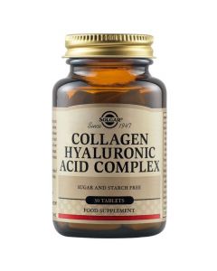Solgar Collagen Hyaluronic Acid Complex 120mg, 30tabs