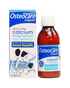 Vitabiotics Osteocare Liquid Ασβέστιο, Μαγνήσιο & Βιταμίνη D σε Υγρή Μορφή Κατάλληλο και για Παιδιά, 200ml