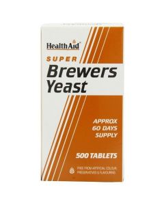 Health Aid Brewers Yeast, Μαγιά Μπύρας 500Tabs