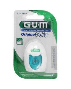 Gum Original White Floss (2040) Λευκαντικό Κηρωμένο Λεπτό Νήμα, 30m