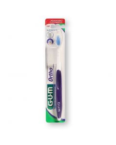 Gum Toothbrush Ortho (124) Οδοντόβουρτσα Μαλακή για Ορθοδοντικές Συσκευές, 1τεμ.