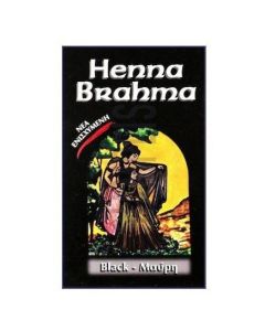 Henna Brahma Black Powder Βαφή Μαλλιών από Ινδική Χέννα Μαύρη, 80gr