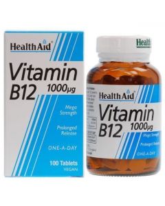Health Aid Vitamin B12, 1000mg 100Tabs