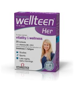 Vitabiotics Wellteen Her, Συμπλήρωμα Διατροφής Για Έφηβες/Νέες Γυναίκες 30Tabs
