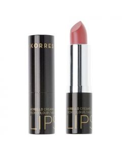 Korres Morello Creamy Lipstick No 16 Ζεστό Ροζ, Σταθερό-Λαμπερό Αποτέλεσμα 3,5 gr