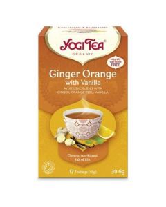 Yogi Tea Ginger Orange With Vanilla, 17φακελάκια