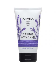 Apivita Caring Lavender Moisturizing & Soothing Body Cream, 150ml