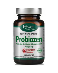 Power Health Classics Platinum Probiozen Συμπλήρωμα Διατροφής για το Ευαίσθητο Έντερο 15 Tabs