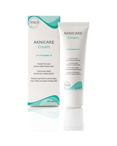 Synchroline Aknicare Cream, Σμηγματορρυθμιστική/Eνυδατική Κρέμα 50ml