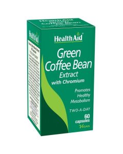 Health Aid Green Coffee Bean Extract with Chromium, 60caps
