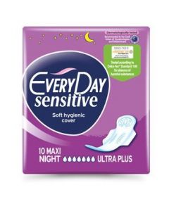 EveryDay Sensitive Ultra Plus Maxi Night, 10τμχ