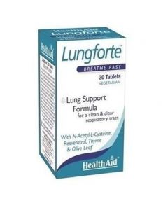 Health Aid Lungforte Συμπλήρωμα Διατροφής για την Υγεία Αναπνευστικού & του Ανοσοποιητικού Συστήματος, 30 tabs
