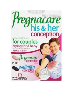 Vitabiotics Pregnacare His & Her Conception, για Ζευγάρια που Προσπαθούν για Μωρό, 60 Tablets