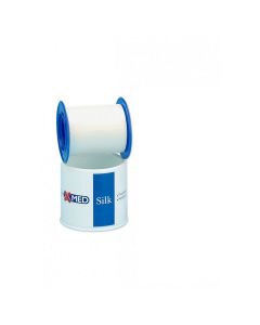 Medisei X-Med Silk Αυτοκόλλητη Επιδεσμική Ταινία Μετάξι 5mX5cm, 1τμχ