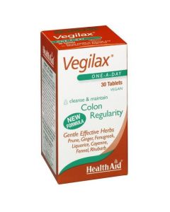 Health Aid Vegilax Cleanse & Maintain Colon Regularity, 30 ταμπλέτες