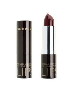Korres Morello Creamy Lipstick No 59 Κόκκινο της Βουργουνδίας, Σταθερό-Λαμπερό Αποτέλεσμα, 3,5gr