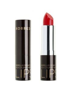 Korres Morello Creamy Lipstick No 54 Κλασσικό Κόκκινο, Σταθερό-Λαμπερό Αποτέλεσμα, 3,5gr
