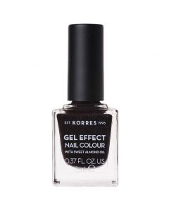 Korres Gel Effect Nail Colour With Sweet Almond Oil No.77 Sequins Plum 11ml