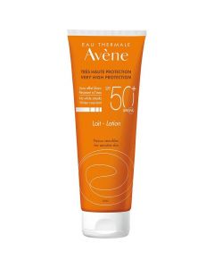 Avene Eau Thermale Lait SPF50+ Sun Screen Emulsion for Face & Body, 250ml