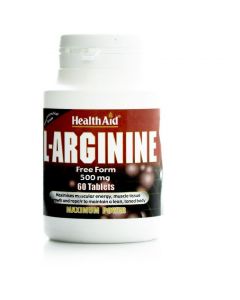 Health Aid L-Arginine 500mg,60tabs