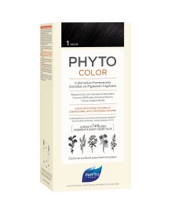 Phyto Phytocolor, Μόνιμη Βαφή Μαλλιών Νο 1 Μαύρο, 1τμχ