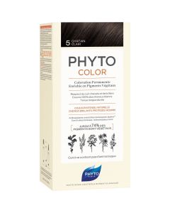 Phyto Phytocolor, Μόνιμη Βαφή Μαλλιών No 5 Καστανό Ανοιχτό, 1τμχ