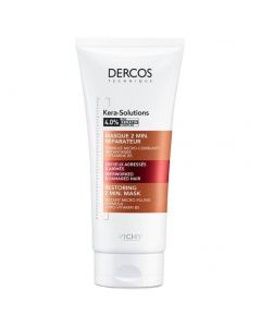 Vichy Dercos Kera-Solutions Restoring 2 min Mask, Επανορθωτική Μάσκα για Ταλαιπωρημένα Μαλλιά, 200ml