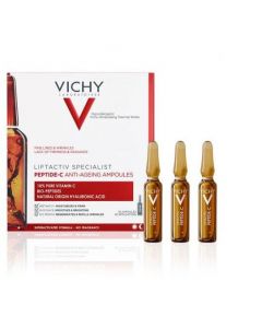 Vichy Liftactiv Peptide-C, Αμπούλες για Γέμισμα Ρυτίδων & Λάμψη Προσώπου, 30Αμπούλες