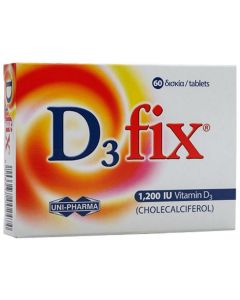 Uni-Pharma D3 Fix 1.200iu, 60tabs