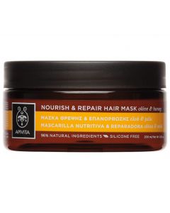 Apivita Nourish & Repair Hair Mask Olive & Honey, 200ml