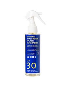Korres Ginseng & Hyaluronic Splash Sunscreen SPF30, Αντιηλιακό Ginseng & Υαλουρονικό με Υψηλή Προστασία για Πρόσωπο & Σώμα, 150ml