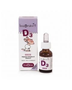 Buonavit Συμπλήρωμα Διατροφής με Βιταμίνη D3 σε Σταγόνες, 12ml