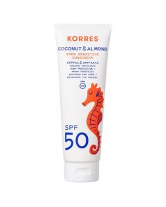 Korres Coconut & Almond Kids Sensitive Sunscreen SPF50, 250ml