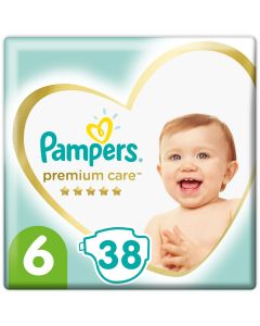 Pampers Premium Care Πάνες Jumbo Pack No.6 (13+kg), 38τμχ