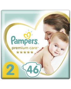 Pampers Premium Care Πάνες Value Pack No.2 (4-8kg), 46τμχ