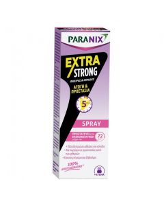 Paranix Extra Strong Spray, Aγωγή Σε Σπρέι Για Προστασία & Άμεση Εξαλείψη Απο Ψείρες & Κόνιδες 12m+, 100ml & 1 Χτένα