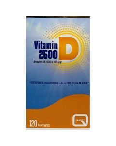 Quest Vitamin D3 2500iu, 120tabs